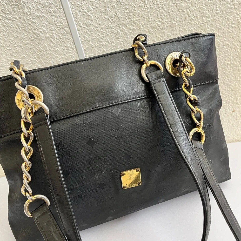 MCM Black Leather Women's Bag - Picture 2 of 14